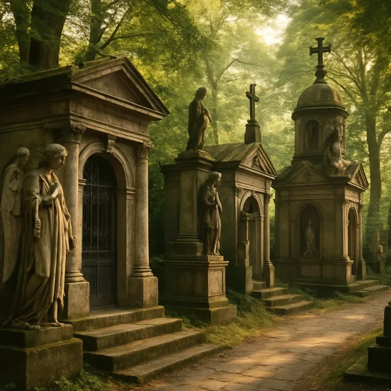 Grobowce Kraków: piękne miejsce spoczynku w Krakowie, pełne historii i architektonicznych detali.