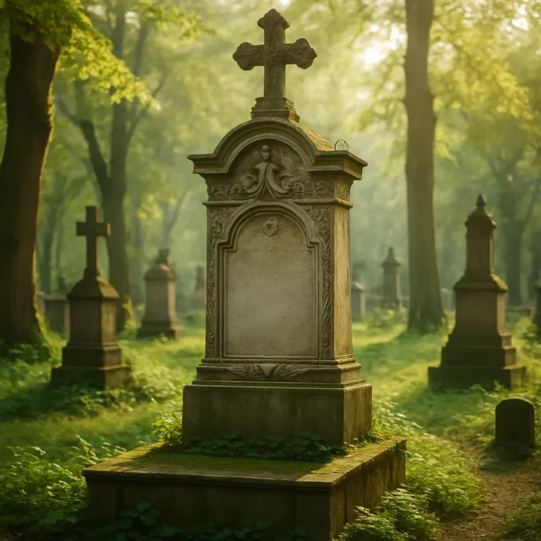 Grobowce Olkusz: zabytkowe nagrobki na cmentarzu w Olkuszu, ukazujące lokalną historię i kulturę.
